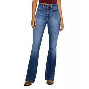 Good American Women Indigo I708 Good Curve Patch Pocket Bootcut Jeans Size 0/25